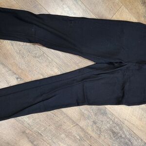 Seven7 Women's Black Straight Leg Pants